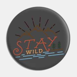 Stay WILD Pin