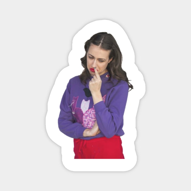 Miranda Sings w/o Flowers Magnet by JuliesDesigns