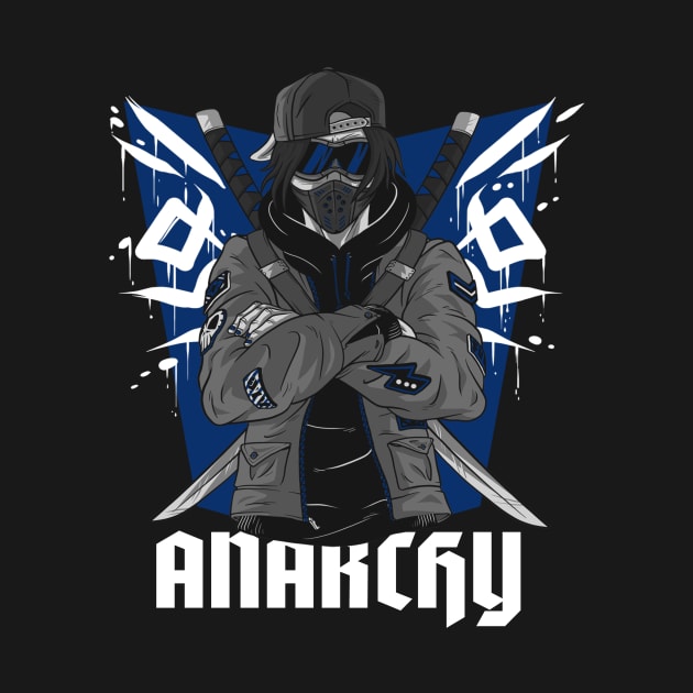 anarchy, swords, game, masks by Relaxedmerch