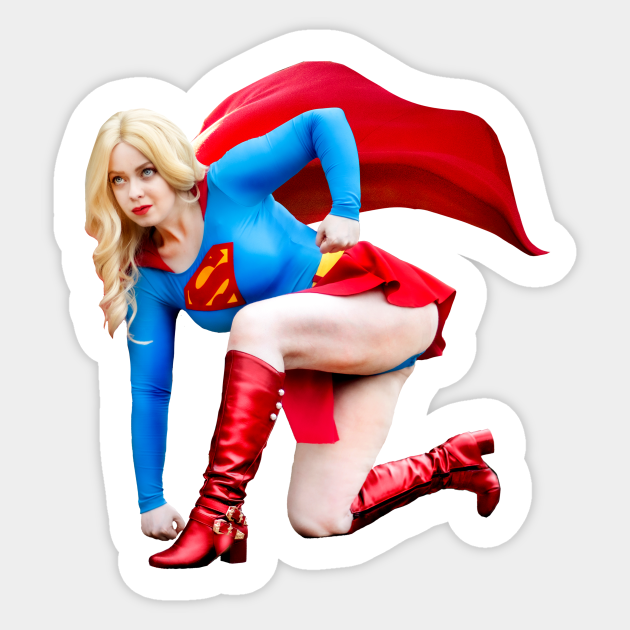 MaedenArt Landing  Superhero  Sticker