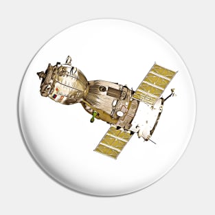 Hubble Space Telescope Cartoon Pin