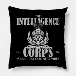 Intelligence Corps (distressed) Pillow