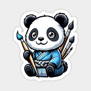 Artist panda Magnet