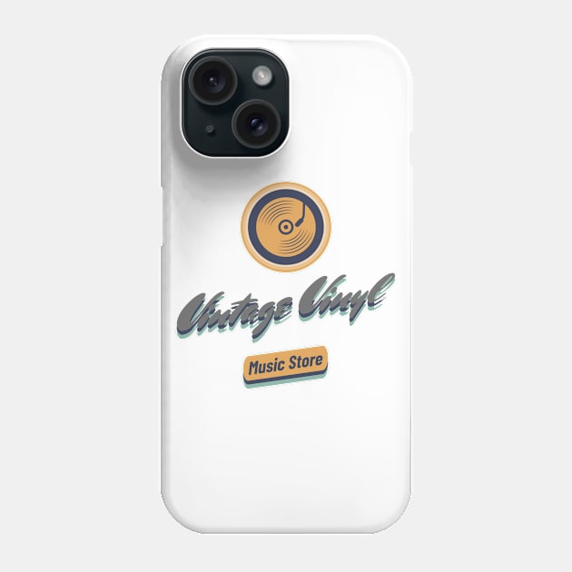 vintage vinyl Phone Case by GttP