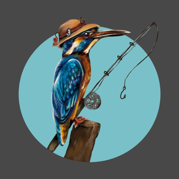 kingfisher angler by EEVLADA