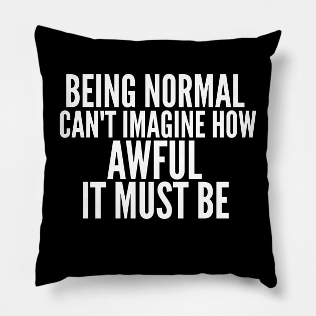 Funny t-shirt designs Pillow by Coreoceanart
