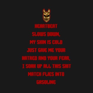 Demolishes Slaughter to prevail lyrics T-Shirt