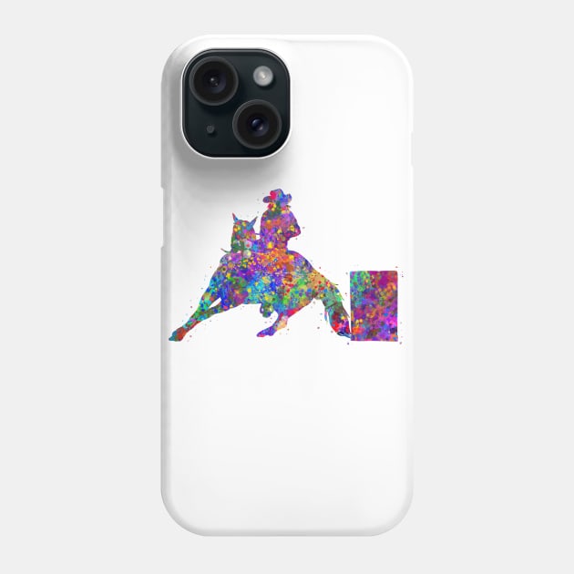 Barrel racing Phone Case by Yahya Art