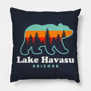 Lake Havasu City State Park Bear Vintage Retro Pillow