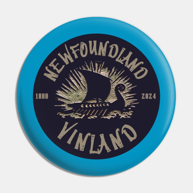 Year 2024 Newfoundland Vinland 1000 Viking Discovery Knarr Pin by SailorsDelight