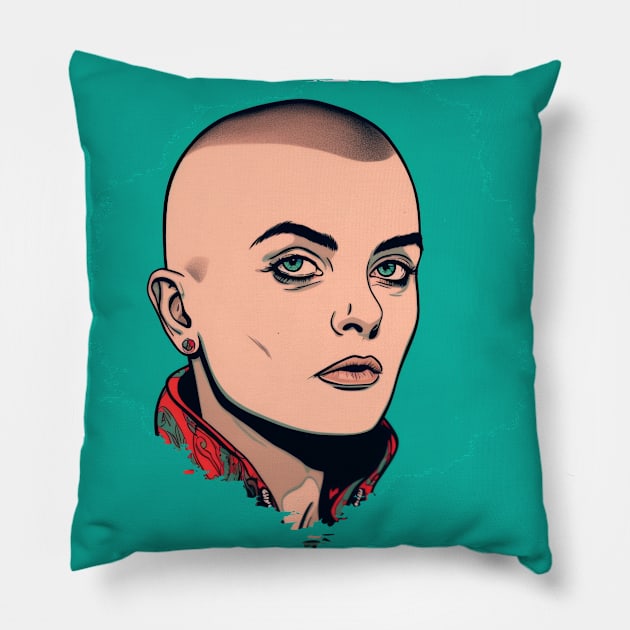 Sinéad O'Connor Pillow by Pixy Official