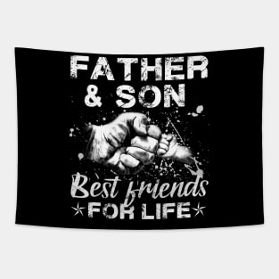 Father And Son Best Friends For Life Tapestry