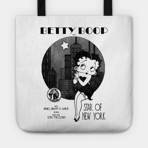 Betty Boop Loves New York Tote Bag