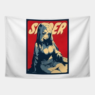 Mother Spider Vintage Tapestry