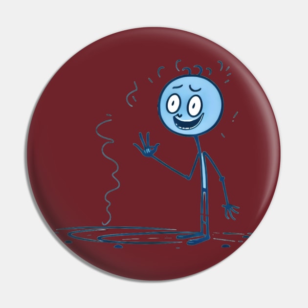 Stickman Pin by Sarah's Shoppe