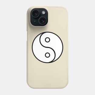 Imbalanced Yin-Yang Symbol Phone Case