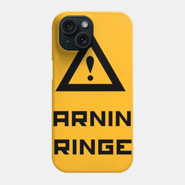 warning cringey Phone Case by Monstoons