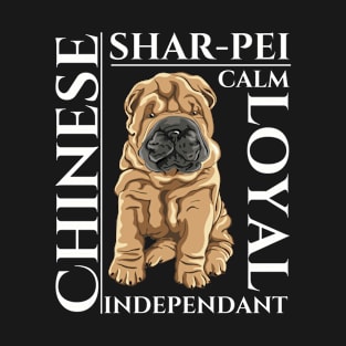 Shar Pei Dog Traits Gift T-Shirt