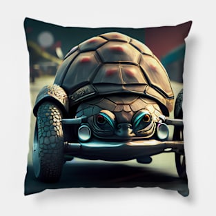 turtle turned into a car Pillow