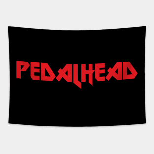 Mountain Biking PedalHead graphic Tapestry