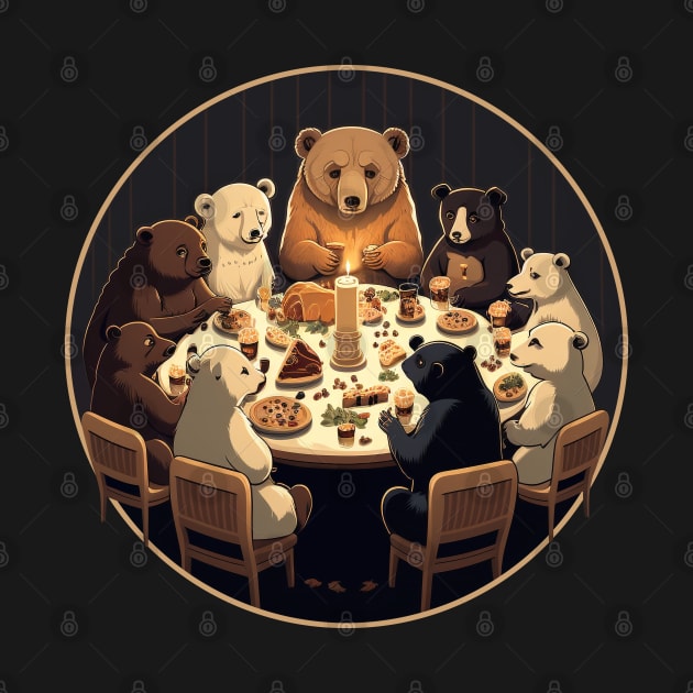 Bear Community Dinner by Bondoboxy