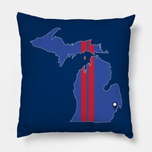 Detroit Basketball Pillow