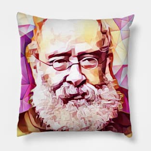 Anthony Trollope Portrait | Anthony Trollope Pink Artwork 14 Pillow