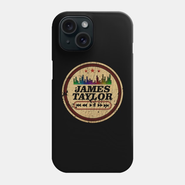 Graphic James Name Retro Distressed Cassette Tape Vintage Phone Case by On Dragon Wings Studios