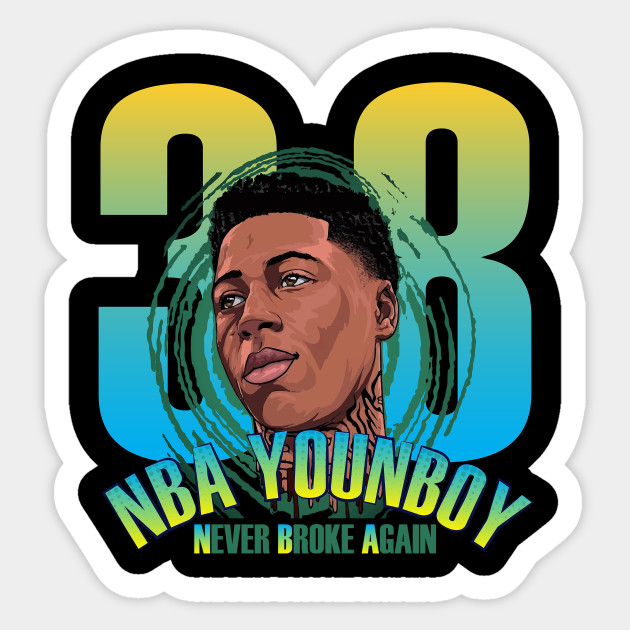 Nba Youngboy Youngboy Nba Sticker Teepublic