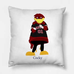 South Carolina Mascot Cocky Drawing Pillow