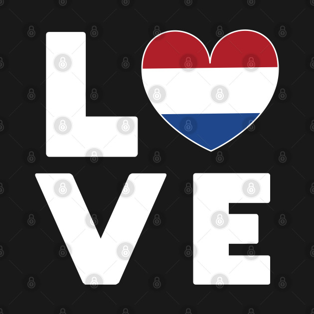 Ich liebe LOVE Holland Niederlande Flagge Fahne Herz Niederlande