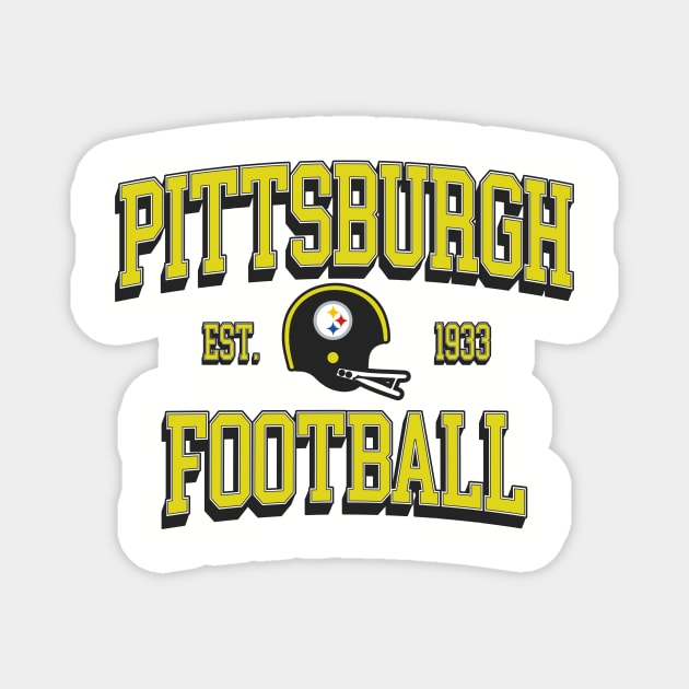 Pittsburgh Football Magnet by mbloomstine