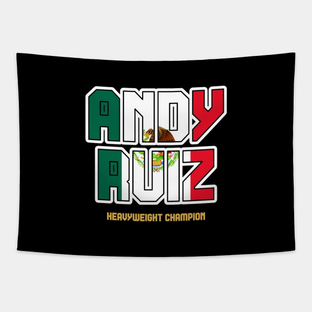 Andy Ruiz Jr. Tapestry by Plan B