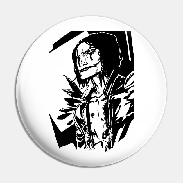 the crow - eric draven Pin by black and white prints