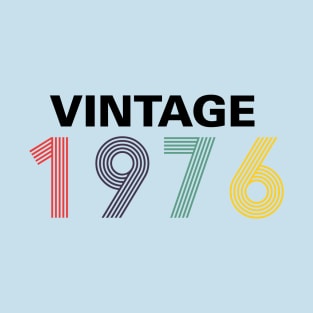 Vintage 1976 Birthday Gift T-Shirt