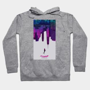 Minimalist Streetwear City Sunset Designer Pullover Hoodie 