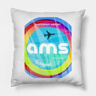 AMS Amsterdam airport code Pillow