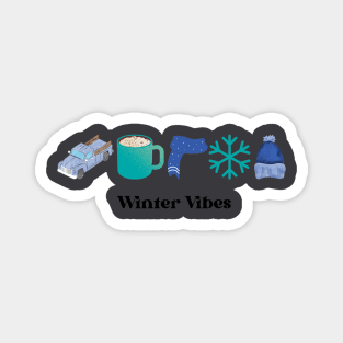 Winter Vibes Magnet