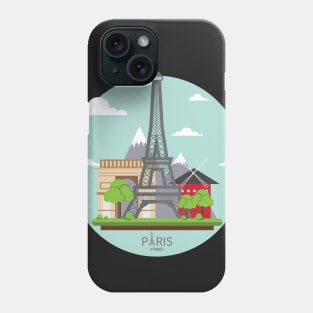 Paris France Eiffel Tower Visitors Tourist Edition Phone Case