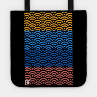 Retro Japanese Clouds Pattern RE:COLOR 03 Tote