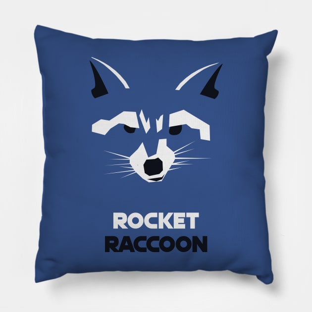 Rocket Raccoon Pillow by playmanko