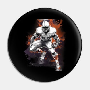 Shotgun American Football Pin