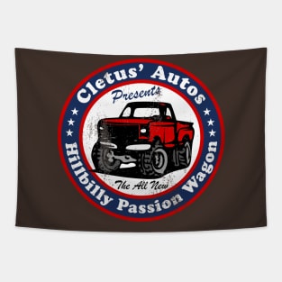 Funny Off Road 4X4 Driver - Cletus' Autos Tapestry