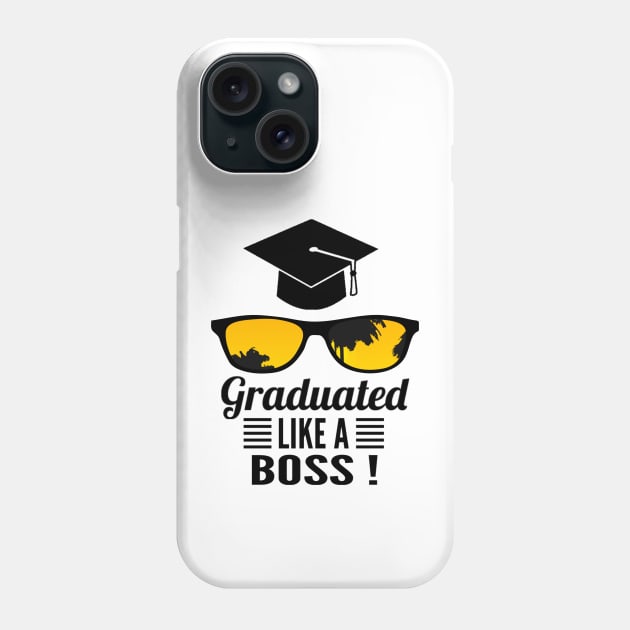 Graduated Like a Boss Phone Case by Glenn Landas Digital Art