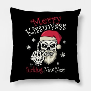 Merry Kissmyass & fucking New Year Pillow