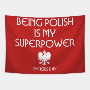 Being Polish is My Superpower Tapestry