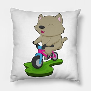 Cat Bicycle Pillow