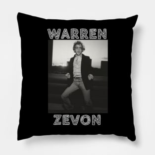 Warren Zevon Pillow