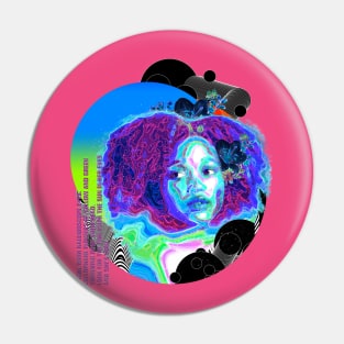 Kaleidoscope Girl Pin