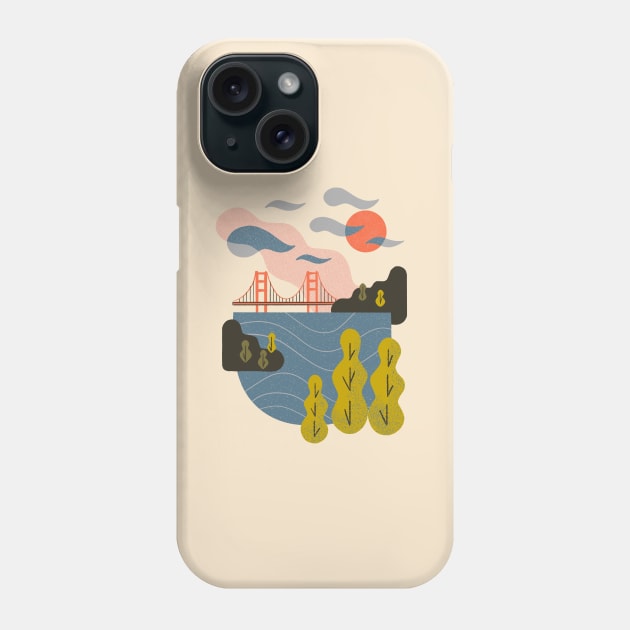 Bay Sunset Phone Case by Renea L Thull